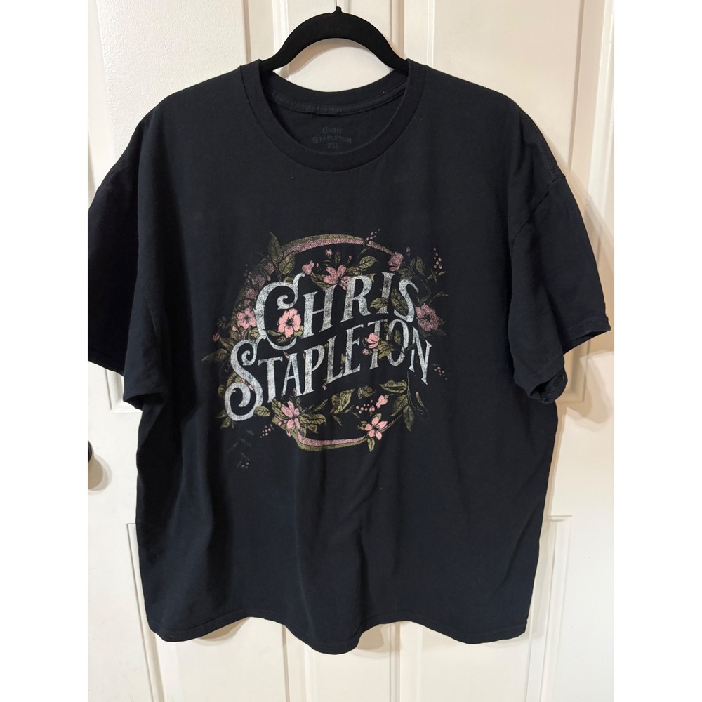 Chris Stapleton | Floral Graphic Band Tee | 2XL || Black|